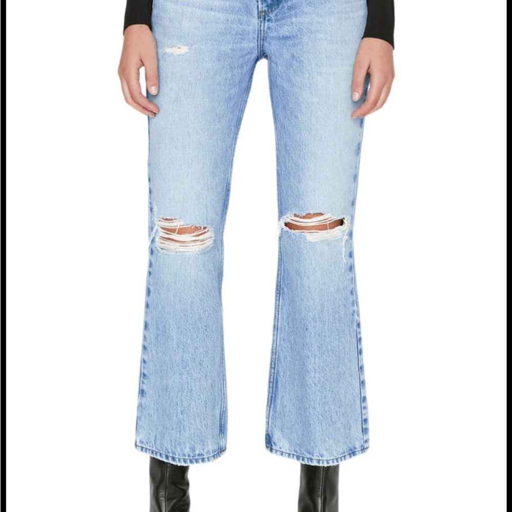 Frame Denim Light Blue Boot Cut Jeans